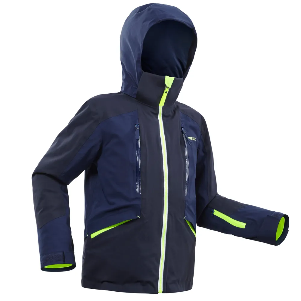 Kids' Warm Ski Jacket - Ski 900 Blue