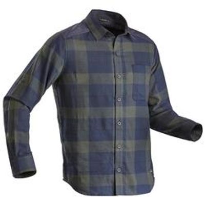Chemise de trek voyage - TRAVEL100 WARM homme