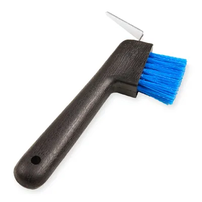 Horse Riding Hoof Pick Brush - Electric Blue