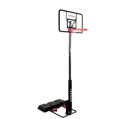 Basketball Hoop with Adjustable Fold Stand - B 100 Easy PC Black