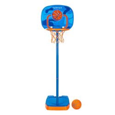 Panier de basketball pour enfant K100 Monstre bleu. 0,9m à 1,2m. Jusqu'à 5 ans.