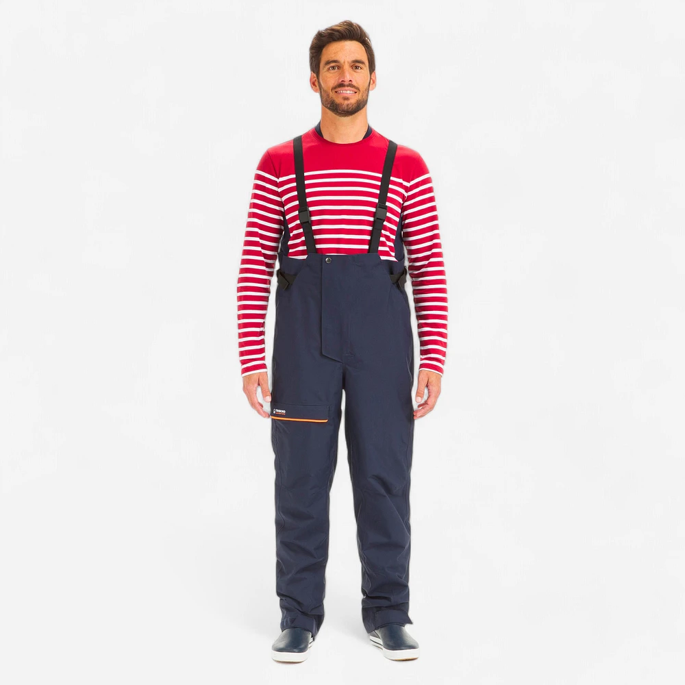 Men’s Waterproof Sailing Bib - 300 Navy