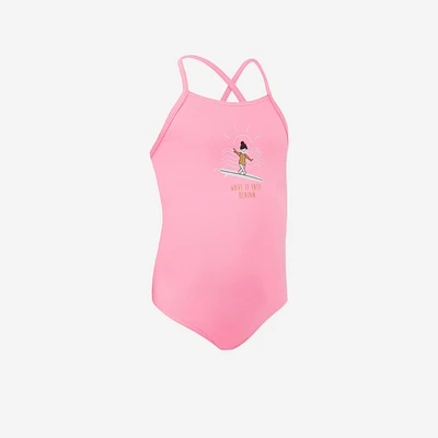 Girls' 1-Piece Surfing Swimsuit