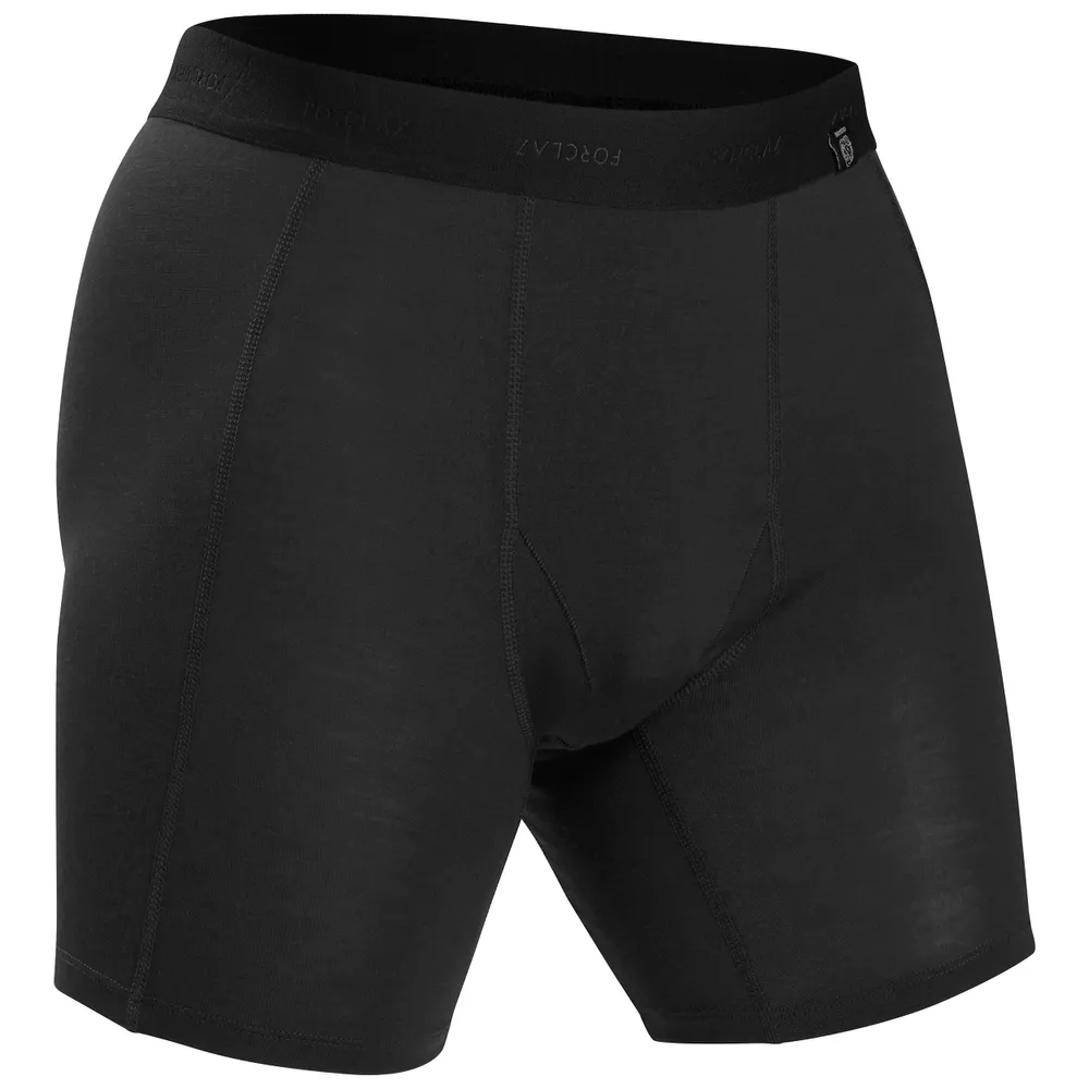 Men’s Hiking Merino Boxer Shorts – MT 500 Black