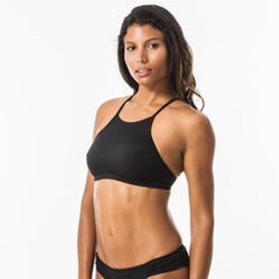 Haut de maillot bain femme brassière surf avec coques ANDREA NOIRE