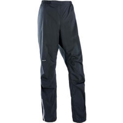 Pantalon de pluie imperméable trail running femme noir