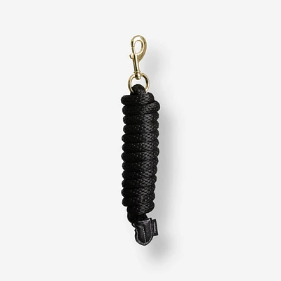 Horse & Pony Riding Leadrope - 500 Black/Gold