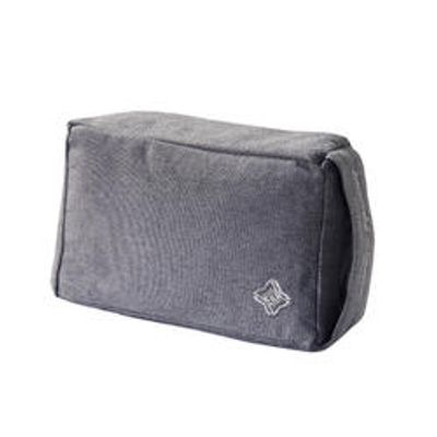 BRIQUE / COUSSIN DE YOGA GRISE EN TISSU