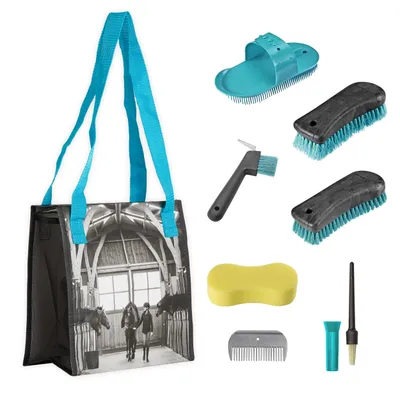 Horse Grooming Kit - Blue