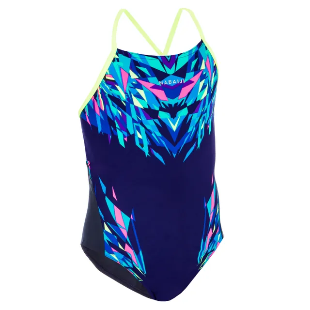 Girl's Swimming Chlorine-Resistant One-Piece Swimsuit Kamyleon