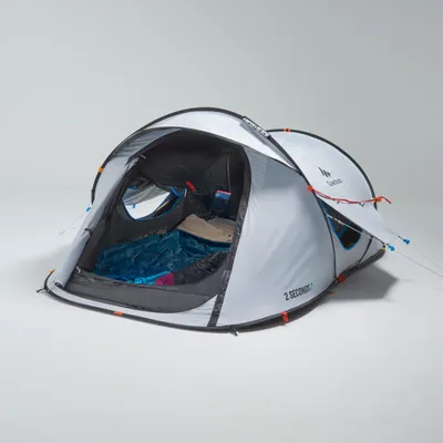 2-Person Camping Tent - 2 Seconds Fresh & Black