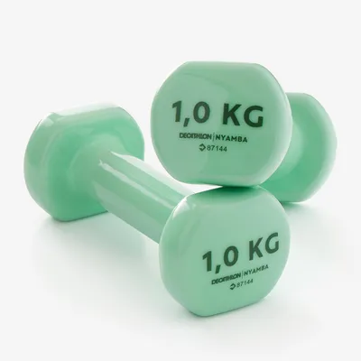 1 kg Fitness Dumbbells - Green