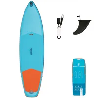 9' inflatable Paddle Board X100 blue/orange