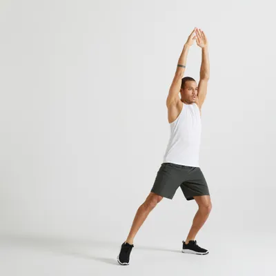 Men's Gym Tank Top – Essential 100 White