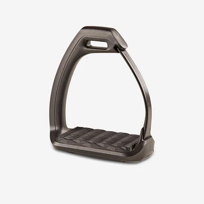 Horse Riding Safety Stirrup Irons - 500 Black