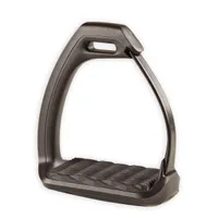 Horse Riding Safety Stirrup Irons - 500 Black