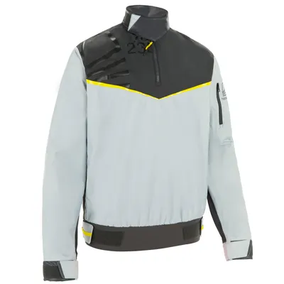 Men's Sailing Windbreaker Smock - 500 Grey