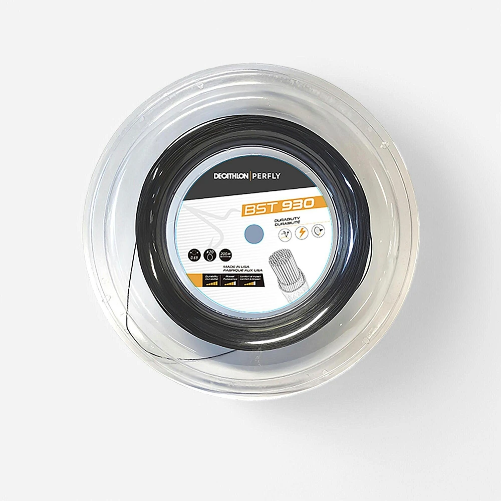 Badminton String Reel 200 m - BST 930 White