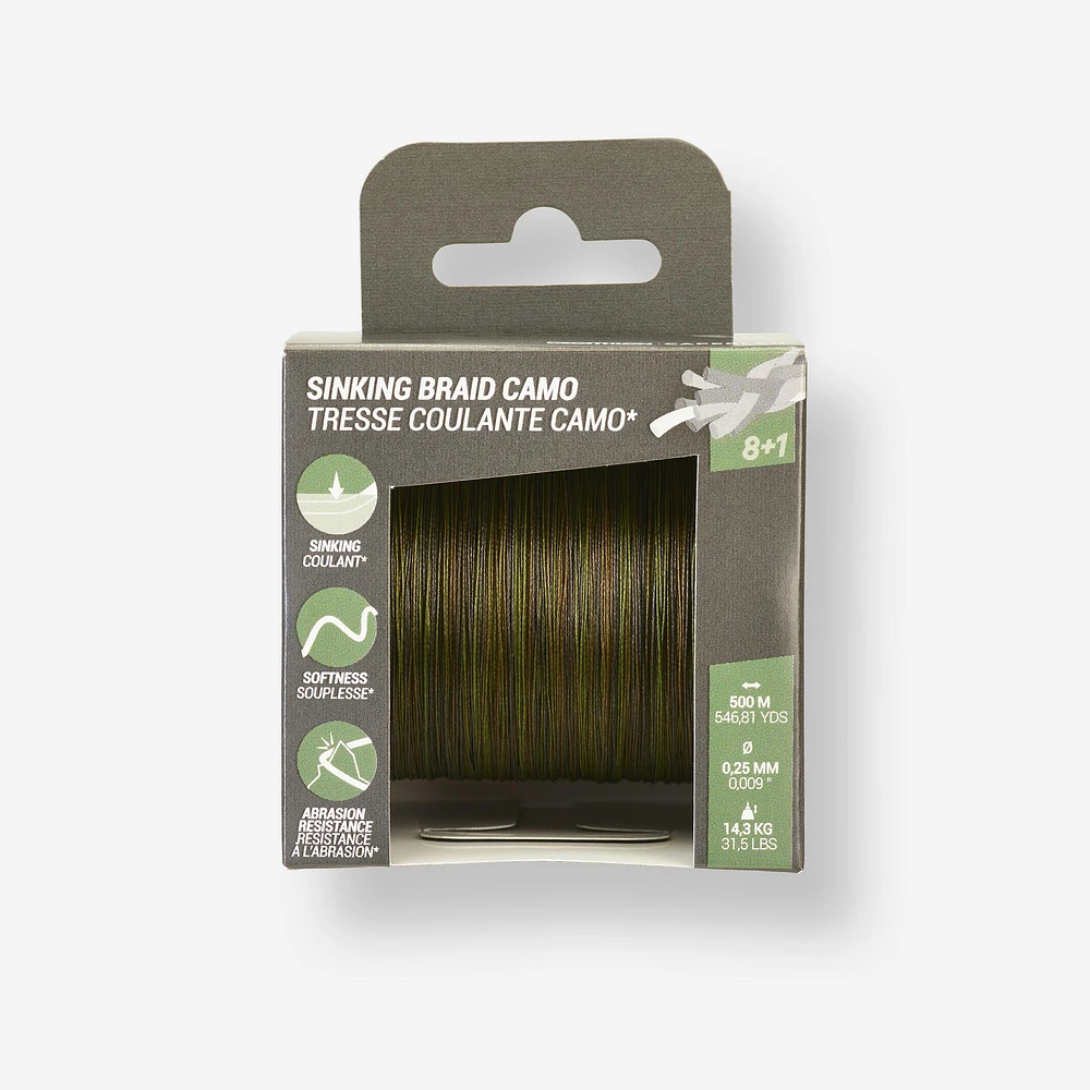 Carp Fishing Sinking Braid 30/100 350m