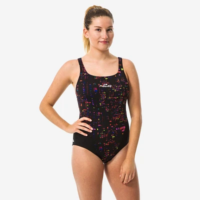 Women's Chlorine-Resistant One-Piece Swimsuit with Print – Kamiye