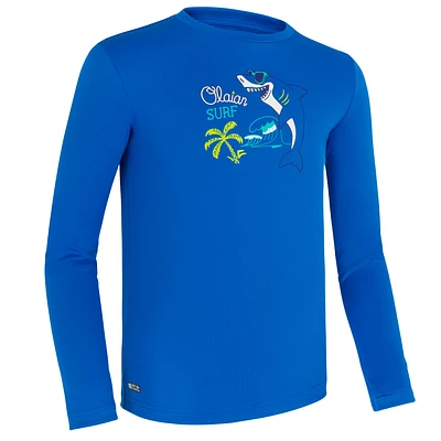Kids' Long-Sleeved Surfing Rash Guard