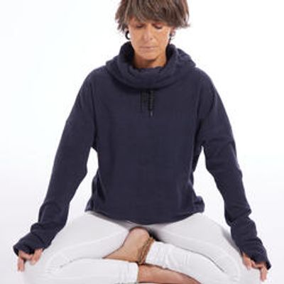 SWEAT POLAIRE RELAXATION YOGA FEMME CHINE