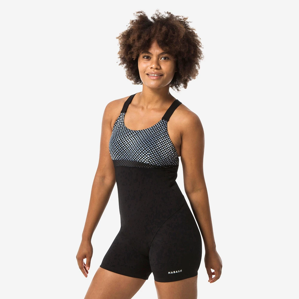 Women's Aquafitness Shorty 1-Piece Swimsuit