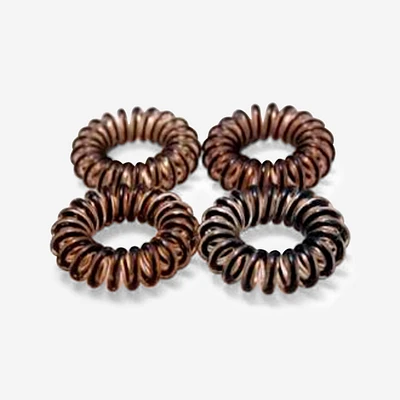 Fitness Hair Tie 6-Pack - Black/Brown