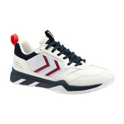 Chaussures de handball homme femme TEIWAZ blanc / bleu rouge