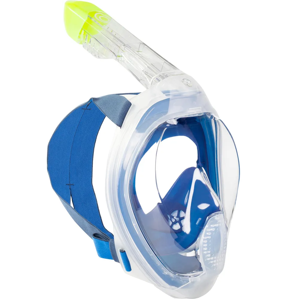 SUBEA Adult Easybreath Snorkelling Mask - 540 Freetalk Blue