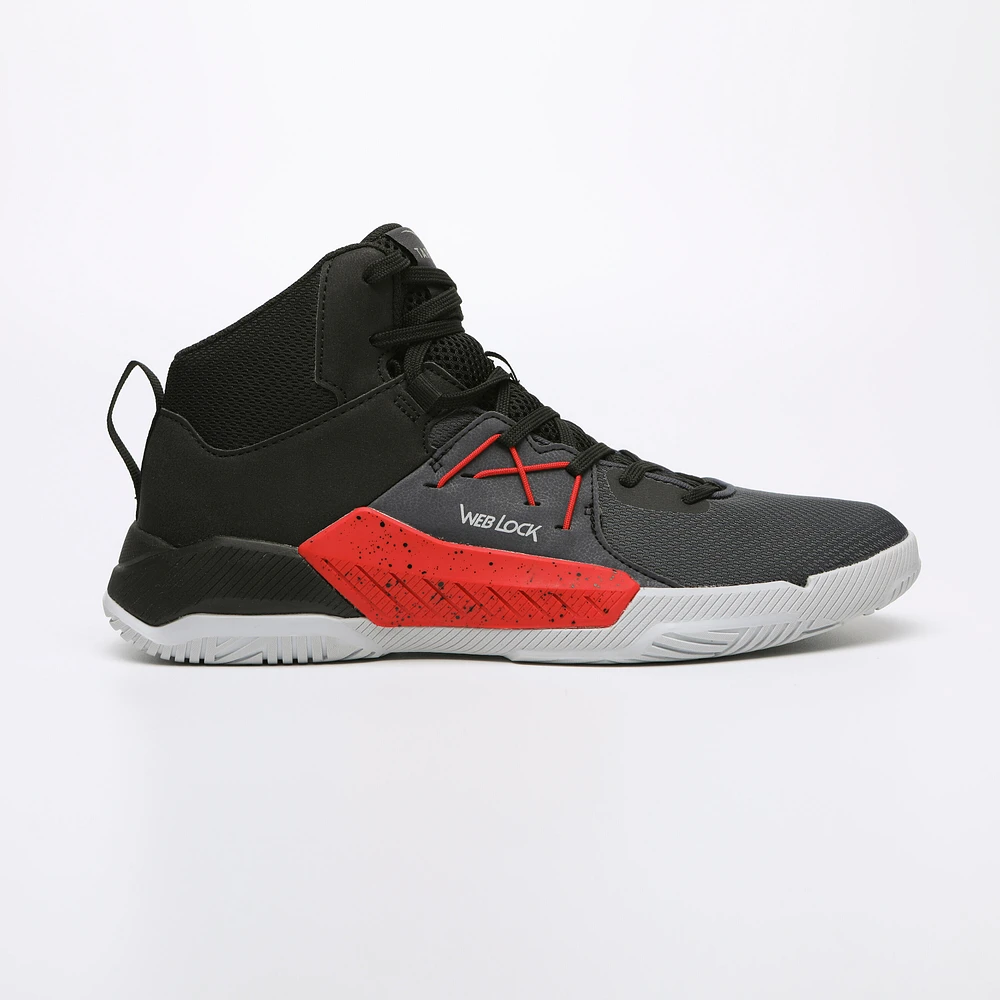 Men’s/Women’s Beginner Basketball Shoes – Protect 120 Black/Red
