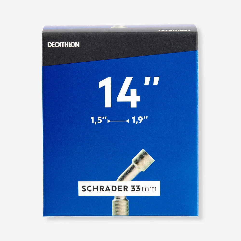 14 x 1.5/1.9 inner tube with bent valve