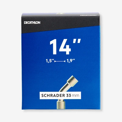 14 x 1.5/1.9 inner tube with bent valve