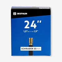 24" 1.5 to 1.9 Schrader Valve Inner Tube