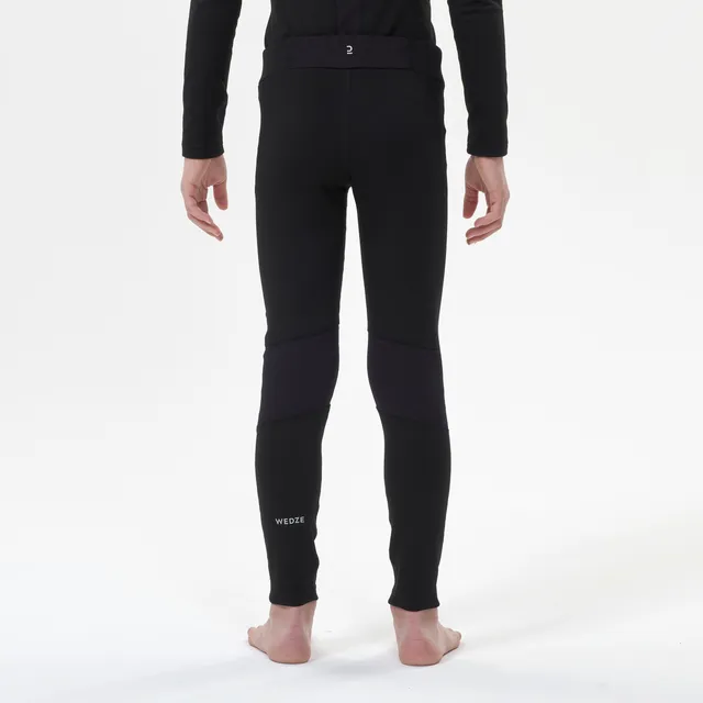 Men's Ski Base Layer Bottoms - BL 500 - Black WEDZE