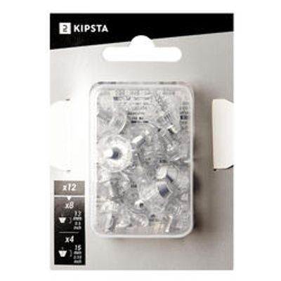 Crampons vissés universels de football transparents en aluminium 13-15mm