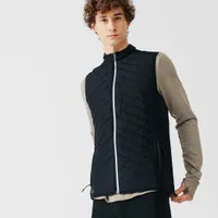 Men's Sleeveless Running Jacket - Warm+ Black