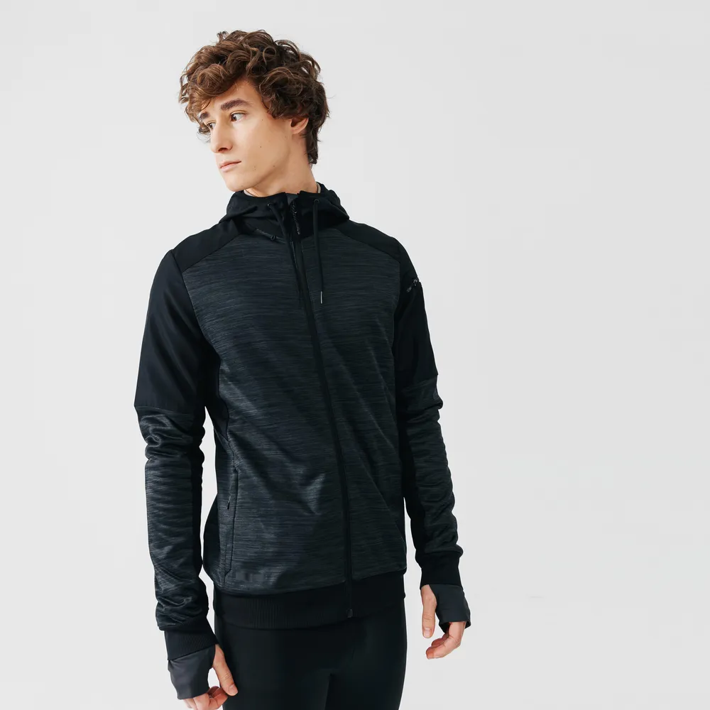 Warm+ running zippered hoodie - Men