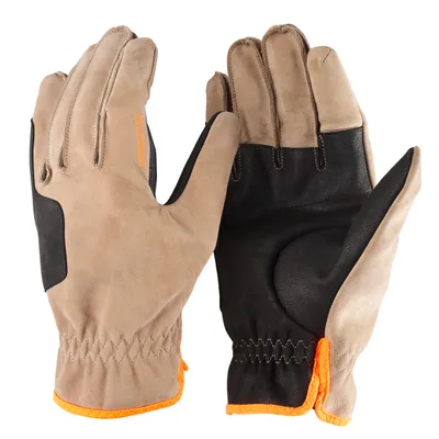 Hunting Leather Glove - Supertrack Brown