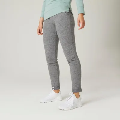 Pantalon jogging slim fitness femme - 500