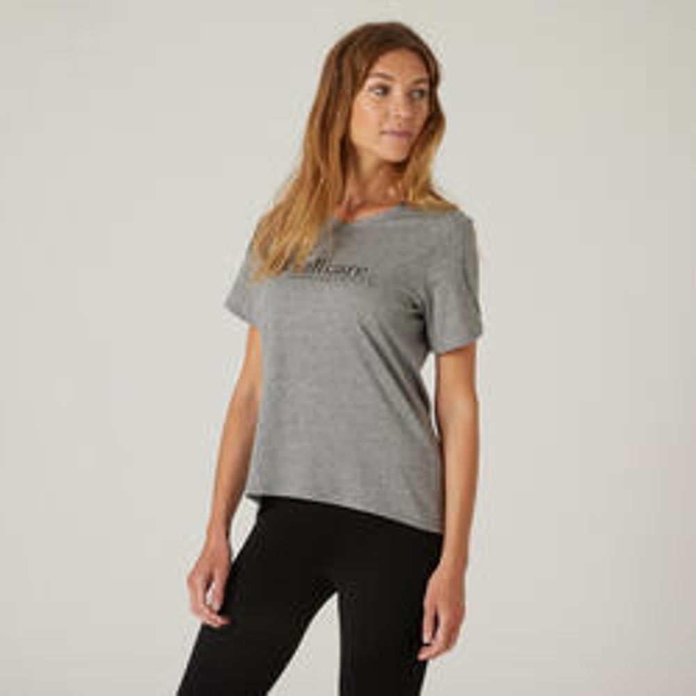 T-Shirt Coton Extensible Fitness Couvrant