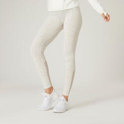Legging Coton Extensible Fitness Taille Haute avec Mesh Imprimé