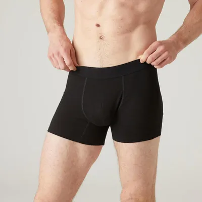 Boxer fitness slim coton majoritaire - 500