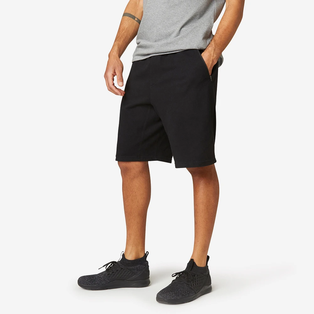 Men’s Fitness Shorts with Zipped Pockets