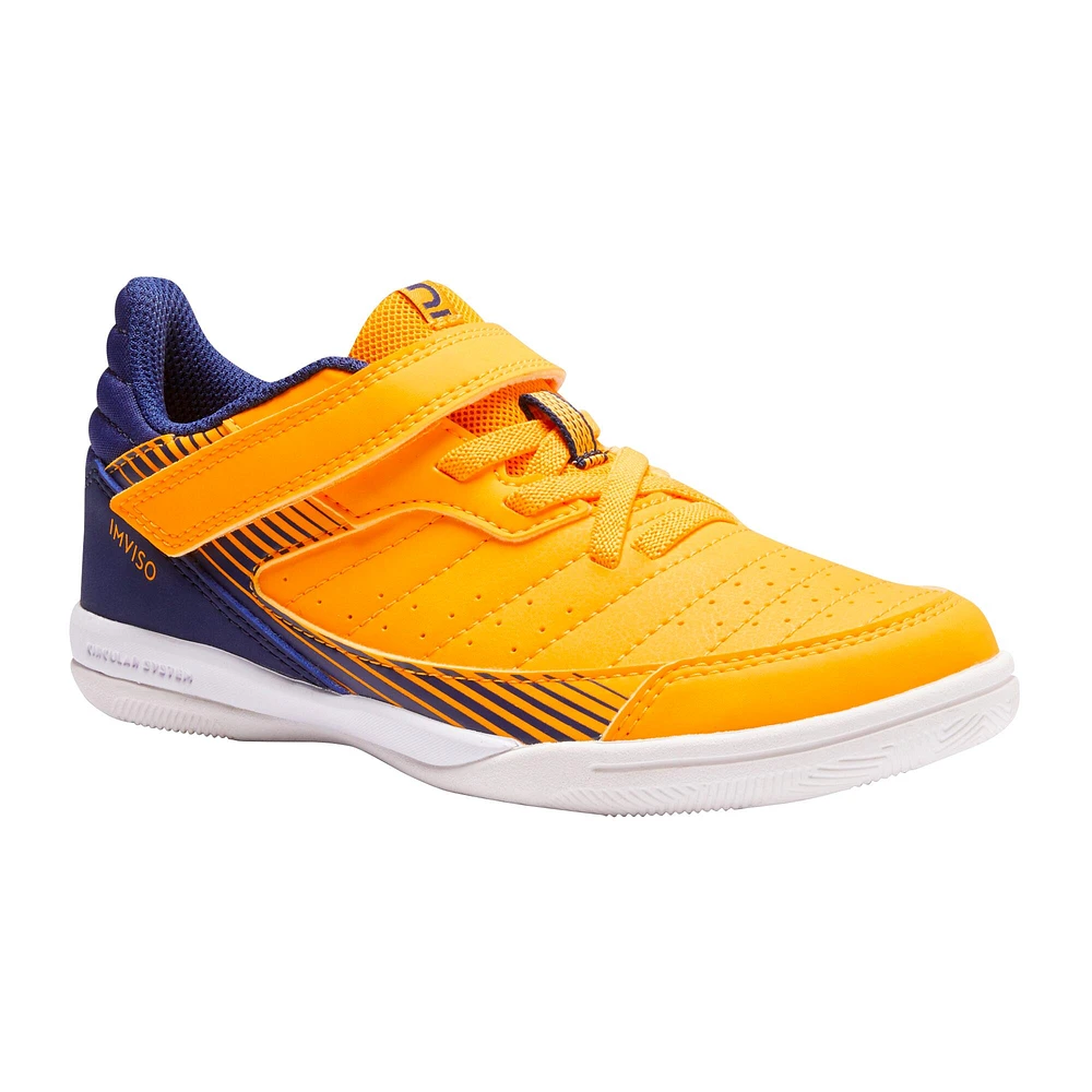 Futsal Shoes - Eskudo 500 KD Yellow/Blue