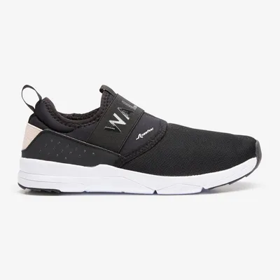 Chaussures marche sportive femme PW 160 Slip On marine