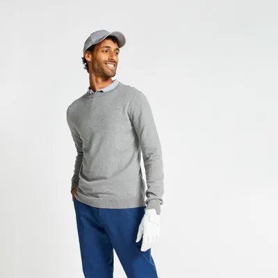 Men's Golf Sweater - MW 500 Grey