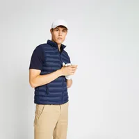 Men's Golf Sleeveless Down Jacket - MW 500 Navy Blue