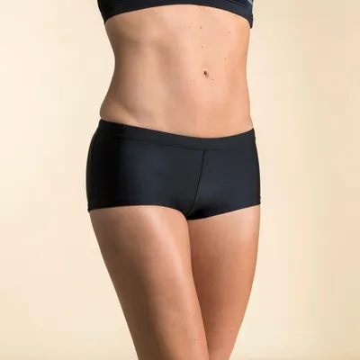 Women's Shorty Swimsuit Briefs - Vega 100 Black