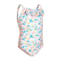 One-Piece Swimsuit Print with Ruffles